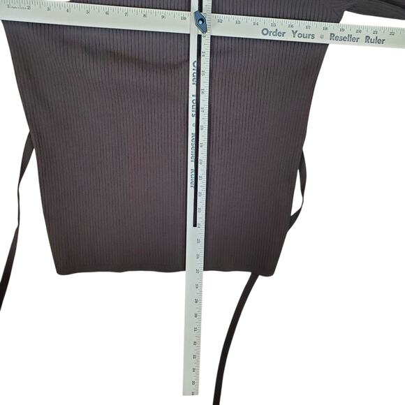 NEW Babaton Ambrosia Sculpt Knit Top Size 2XL Coffee Bean Brown Long Sleeve Rib - Picture 16 of 16